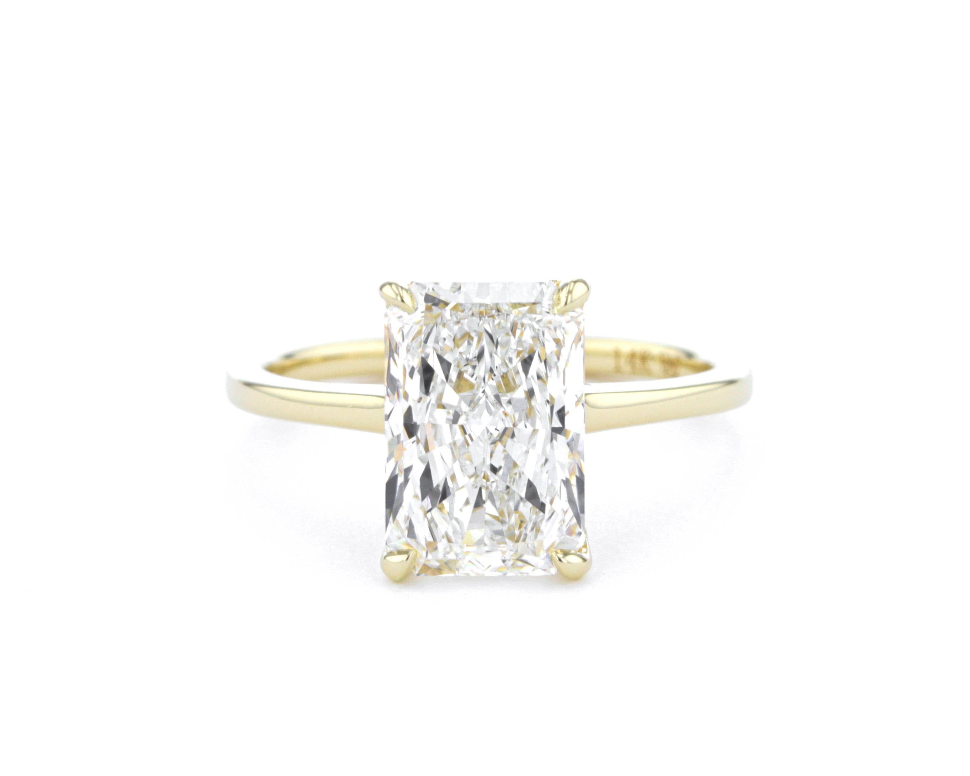 Alice Radiant High Polish Engagement Rings Princess Bride Diamonds 