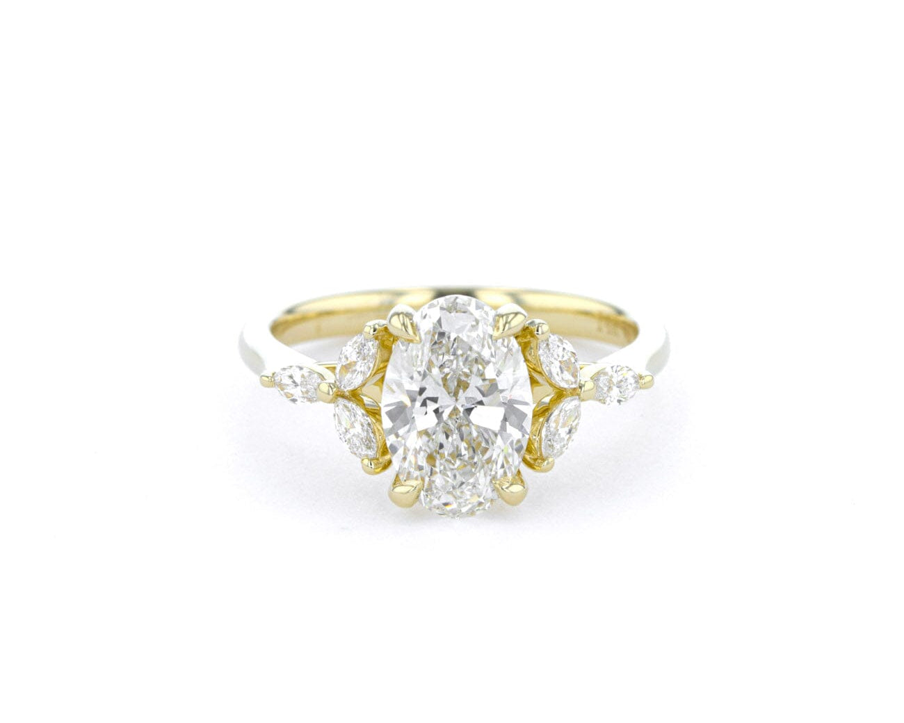Amber Oval Engagement Rings Princess Bride Diamonds 