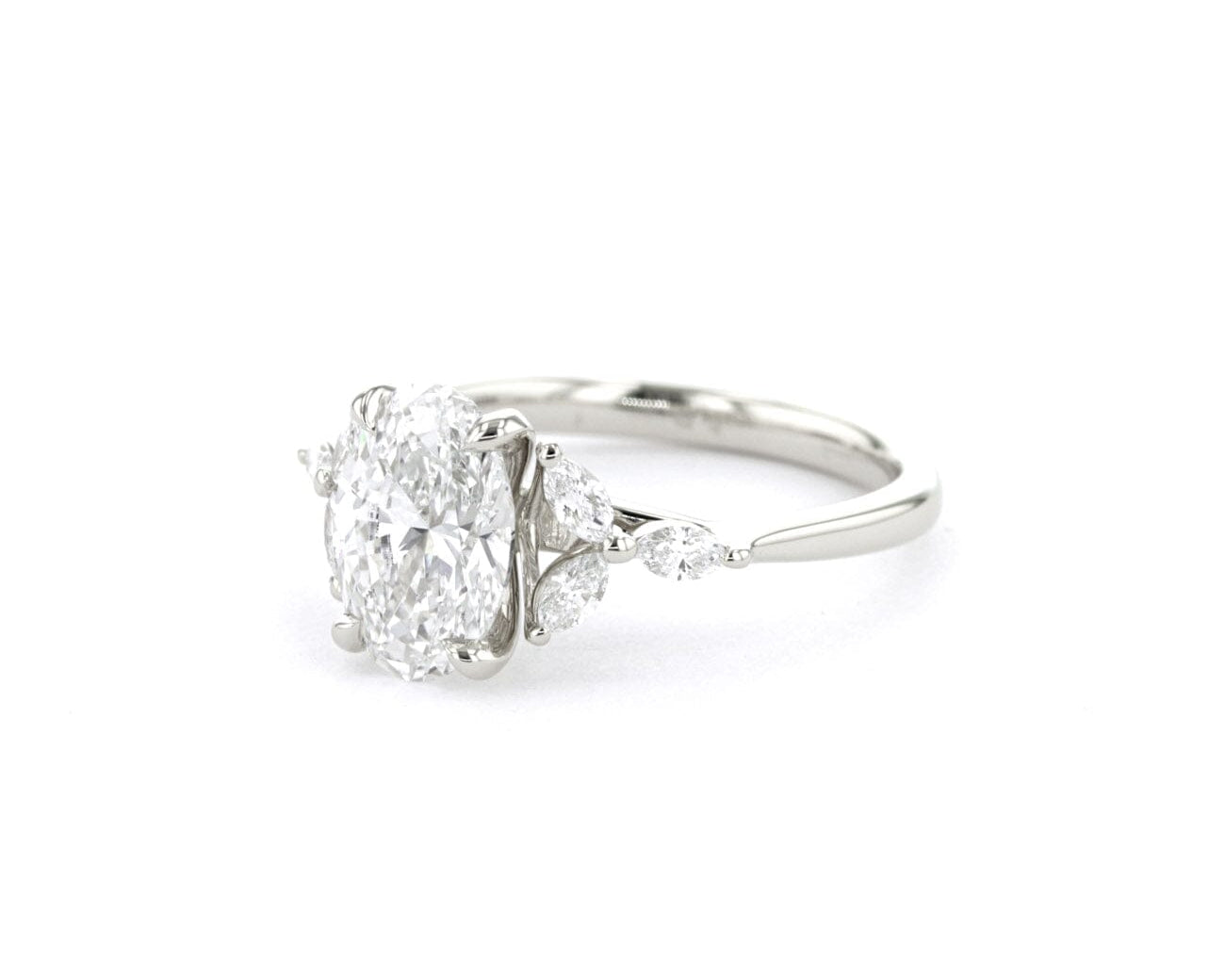 Amber Oval Engagement Rings Princess Bride Diamonds 
