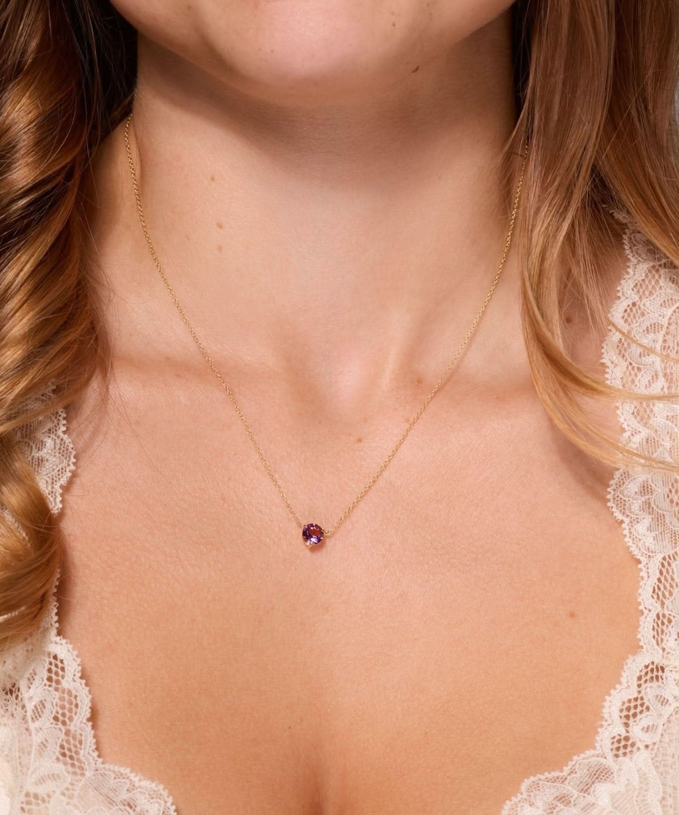 Amethyst Necklace - PBD Necklaces