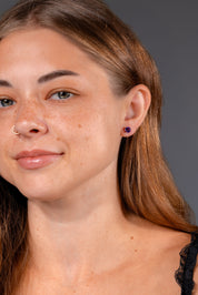 1.97ct Amethyst Studs