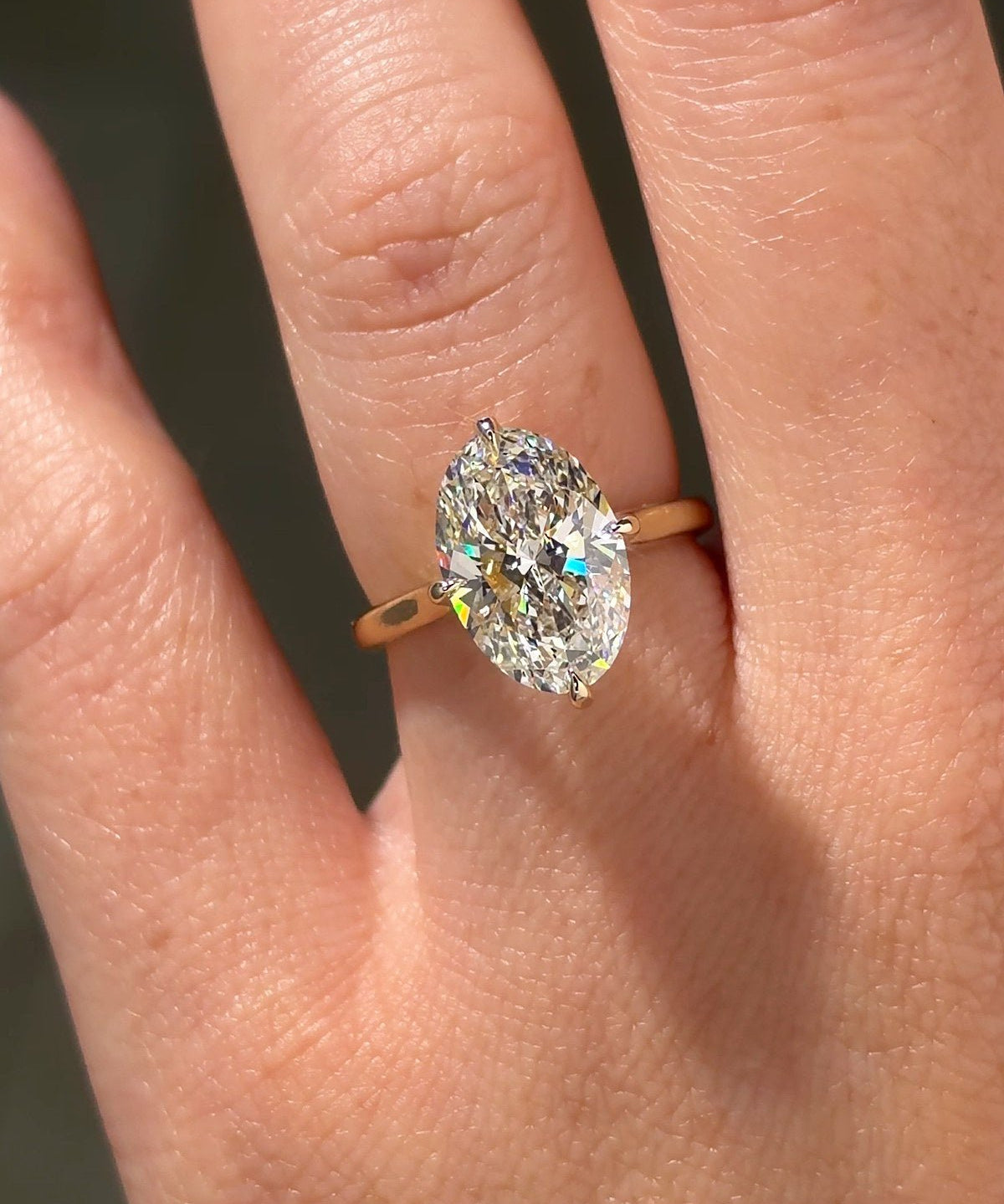 Angelica Oval High Polish - PBD Engagement Rings
