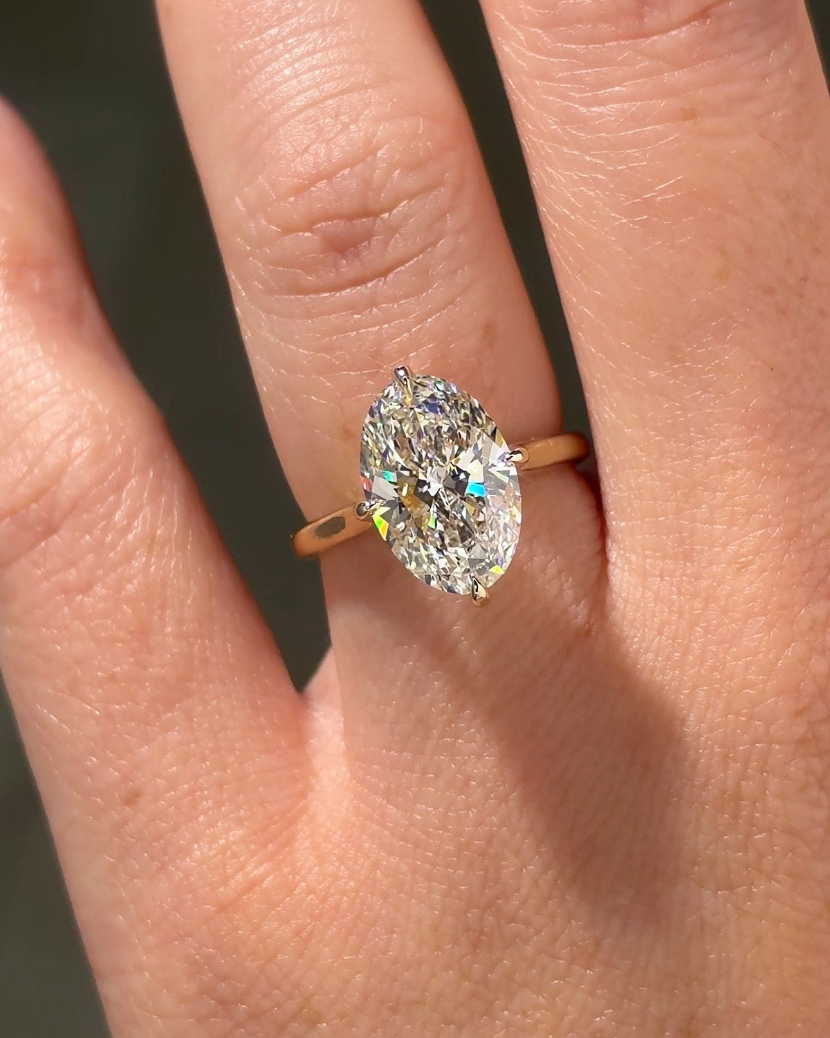 Angelica Oval High Polish - PBD Engagement Rings
