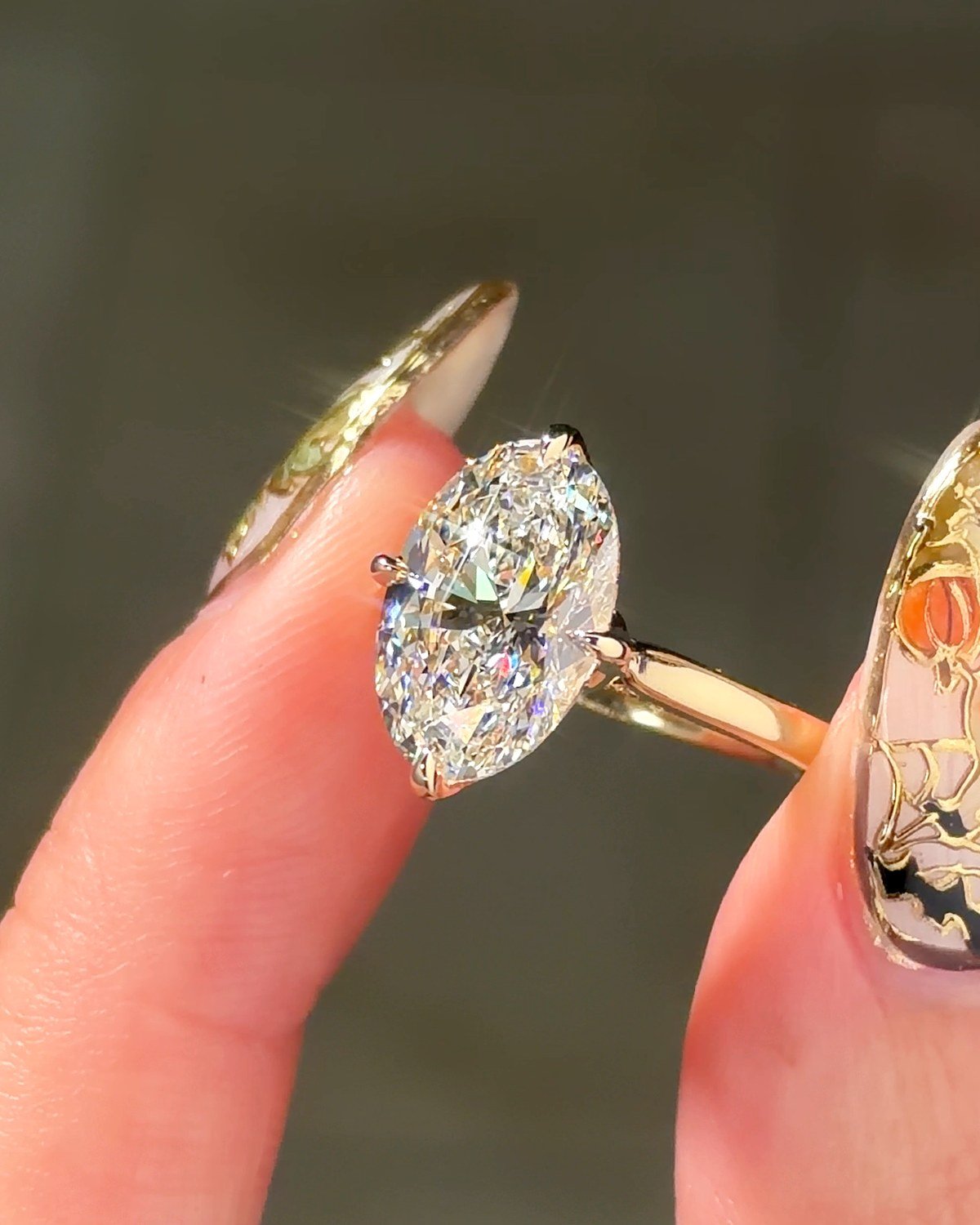 Angelica Oval High Polish - PBD Engagement Rings