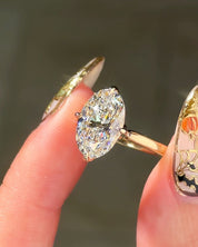 Angelica Oval High Polish - PBD Engagement Rings