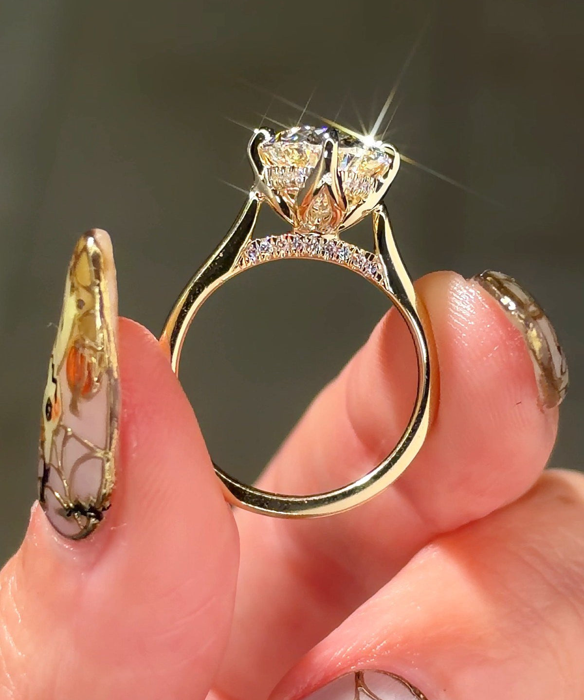 Angelica Oval High Polish - PBD Engagement Rings