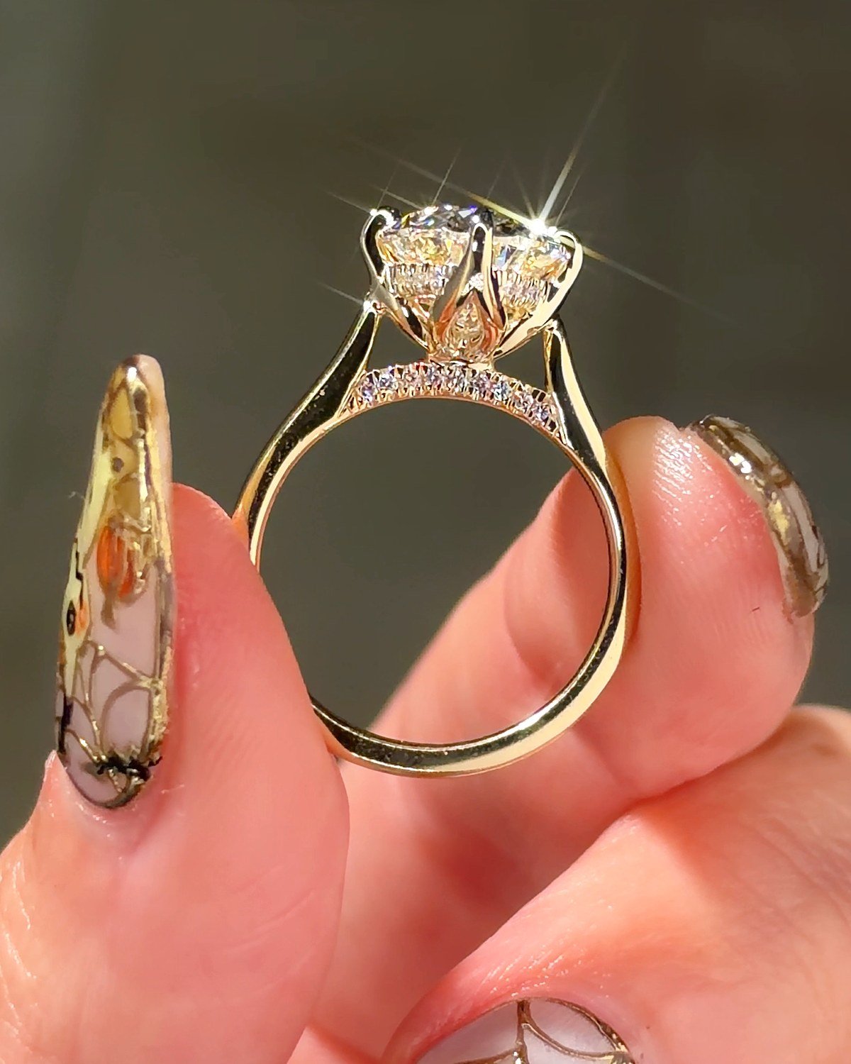 Angelica Oval High Polish - PBD Engagement Rings