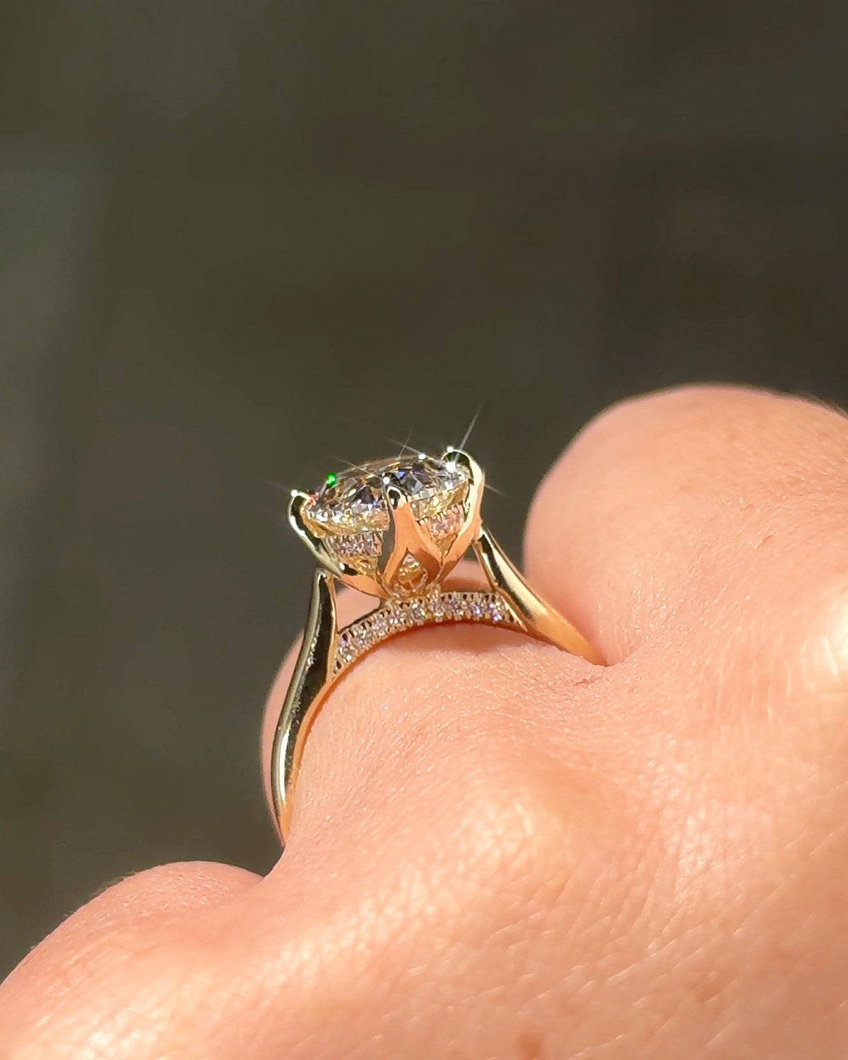 Angelica Oval High Polish - PBD Engagement Rings