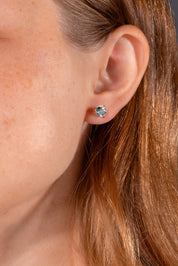 Aquamarine Studs