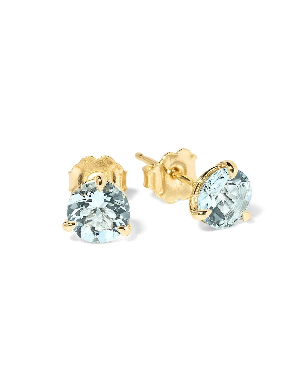Aquamarine Studs - PBD Earrings