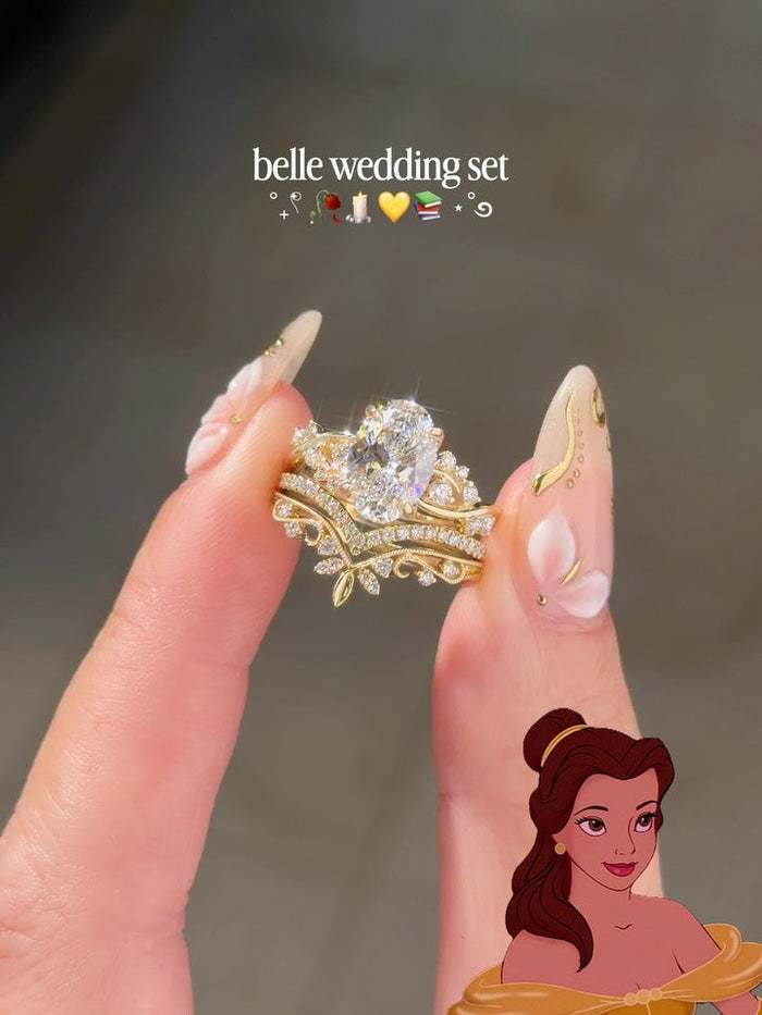 Ariel Oval Chevron Fairy Set