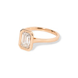 Ava Emerald High Polish Bezel