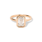 Ava Emerald High Polish Bezel