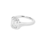 Ava Emerald High Polish Bezel