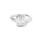 Ava Emerald High Polish Bezel