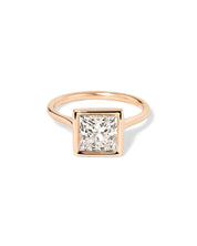 Ava Princess High Polish Bezel - PBD Engagement Rings