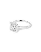 Ava Princess High Polish Bezel - PBD Engagement Rings