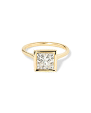 Ava Princess High Polish Bezel - PBD Engagement Rings