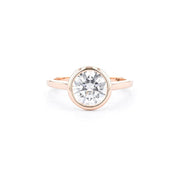 Ava Round High Polish Bezel - PBD Engagement Rings