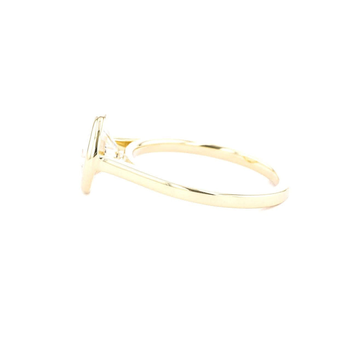 Ava Round High Polish Bezel - PBD Engagement Rings