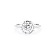 Ava Round High Polish Bezel - PBD Engagement Rings