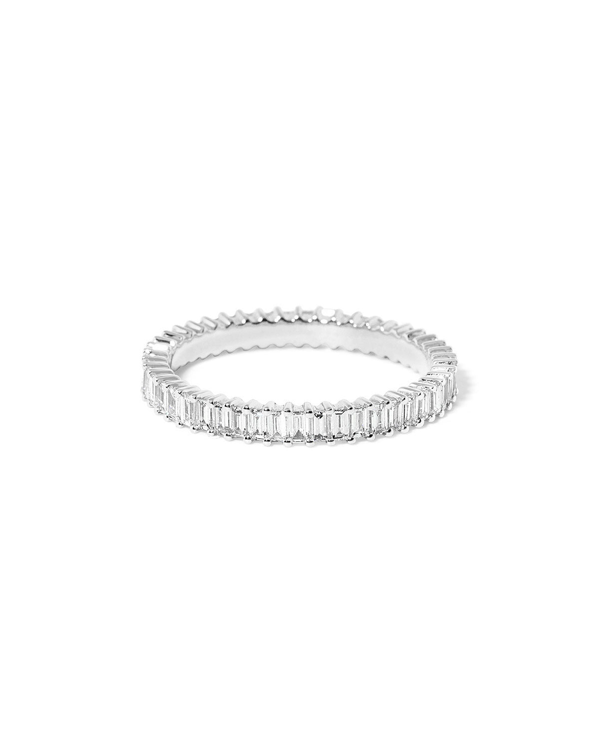 2.6mm Mini Baguette Diamond Ring