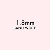 Band Width High Polish Variants Princess Bride Diamonds 1.8mm 