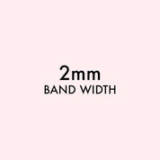 Band Width Pavé Variants Princess Bride Diamonds 2mm 