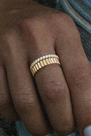 3.5mm Gold Bandolier Ring