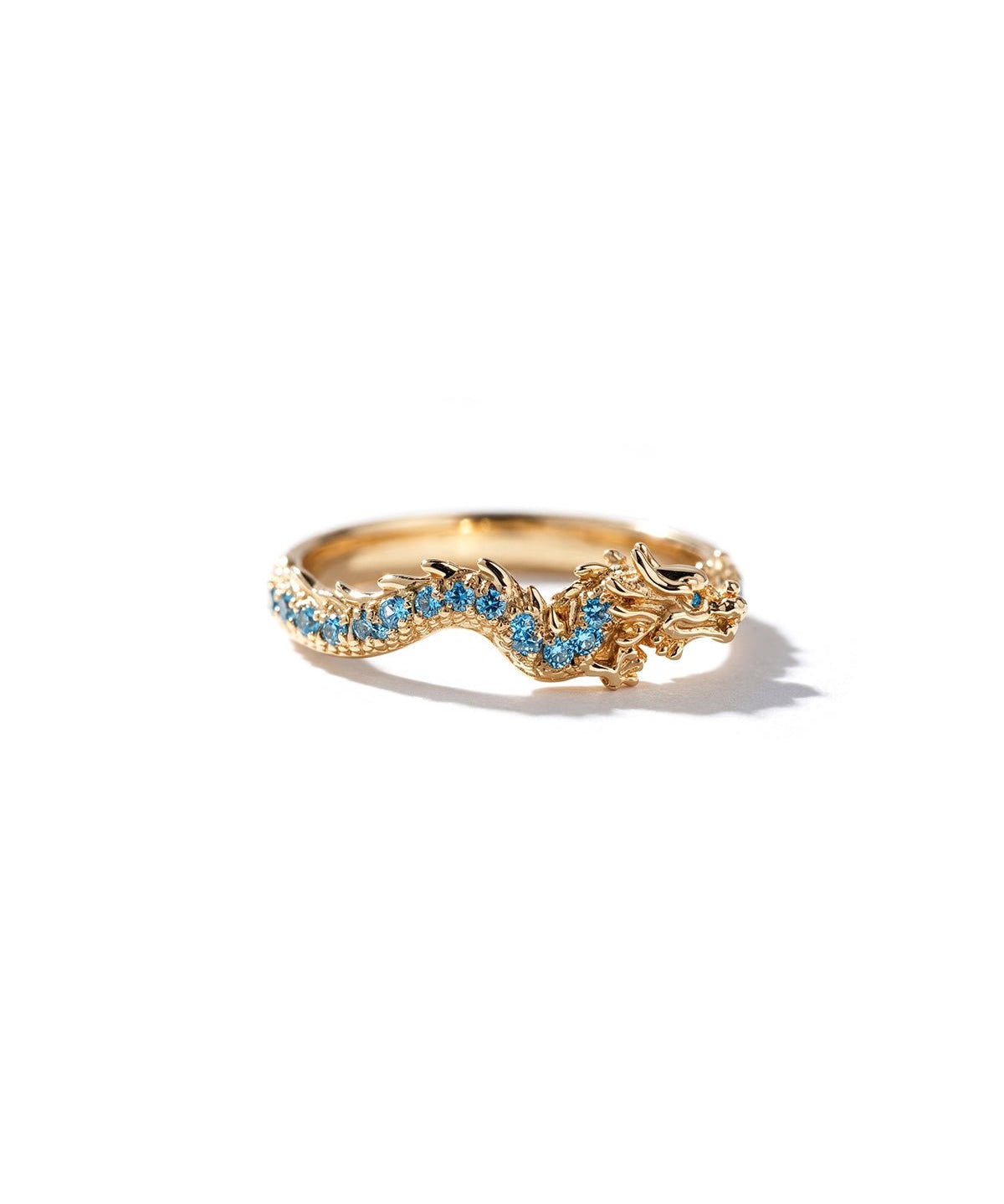 Blue Diamond Dragon Ring - PBD Rings