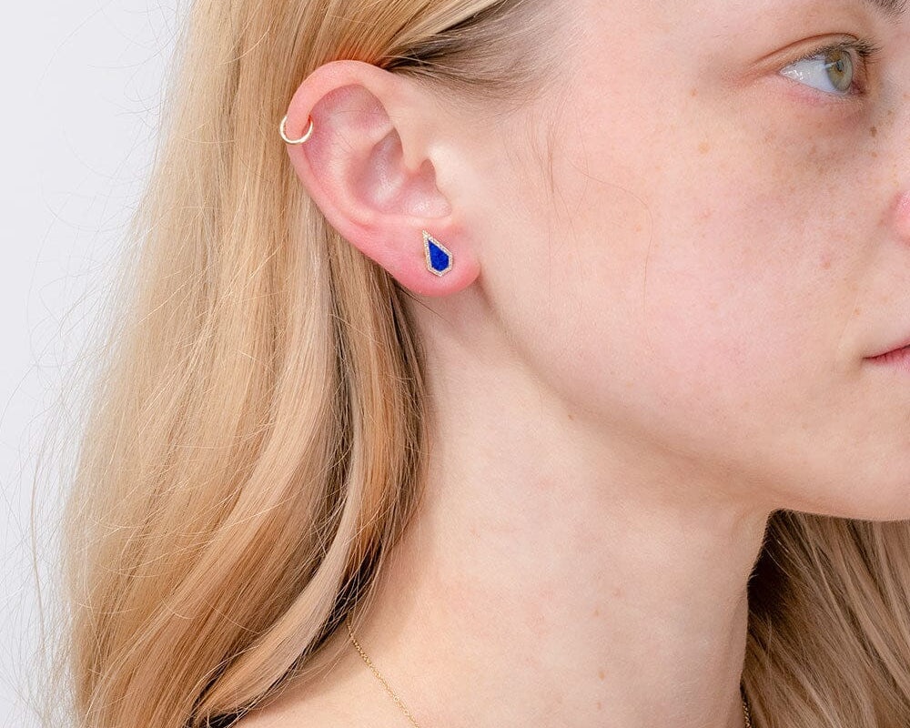 Blue Lapis Diamond Earrings Earrings Princess Bride Diamonds 
