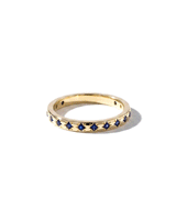 Natural Blue Sapphire Star Band