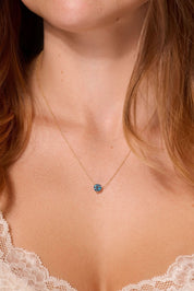 Blue Topaz Necklace - PBD Necklaces