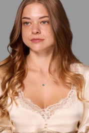 Blue Topaz Necklace - PBD Necklaces