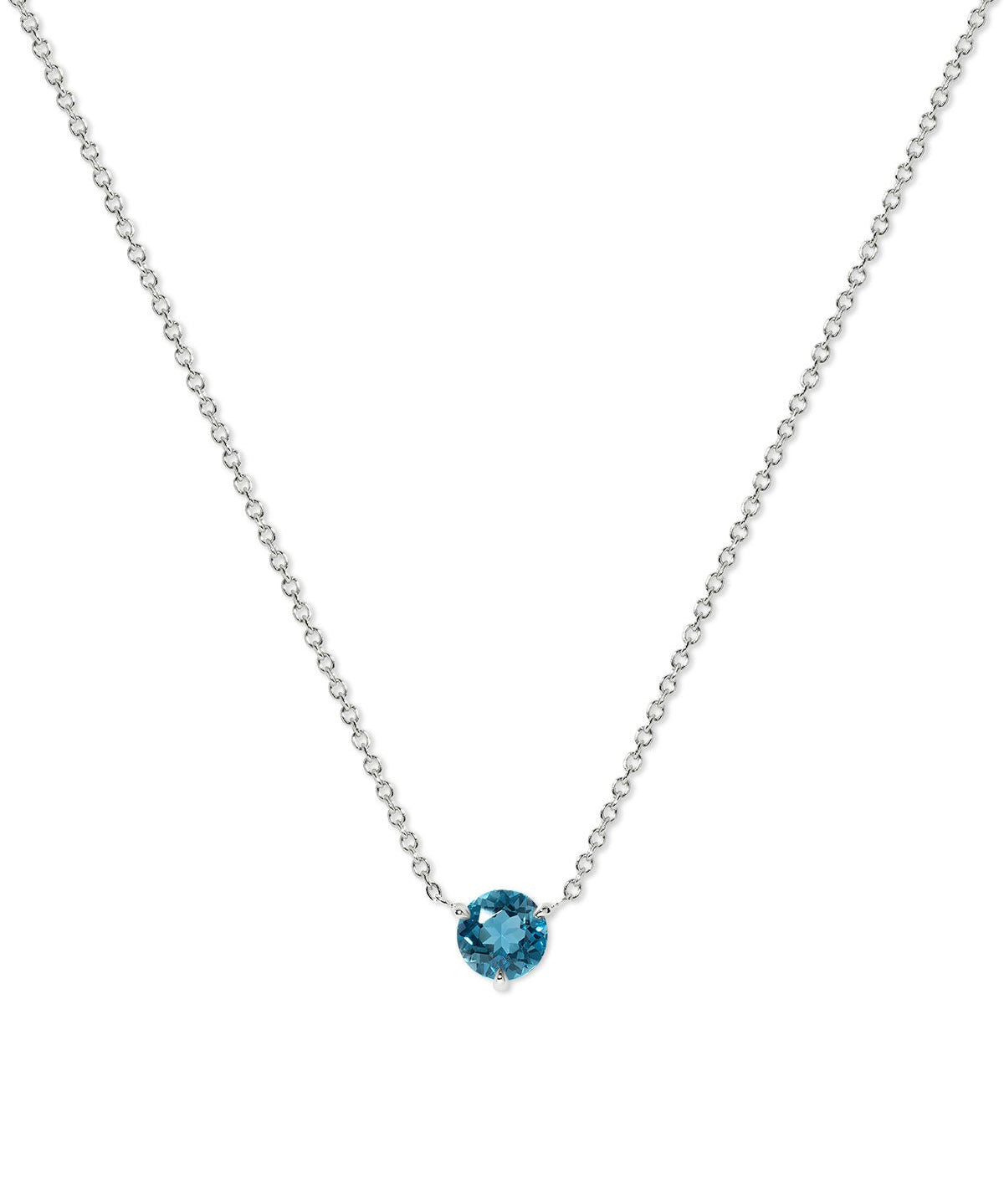 Blue Topaz Pendant - PBD Necklaces