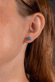 Blue Topaz Studs - PBD Earrings