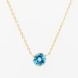 Blue Topaz Necklace