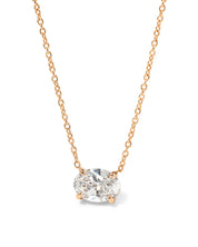 1.5ct East West Oval Brandi Necklace