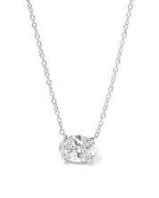 1ct East West Oval Brandi Necklace
