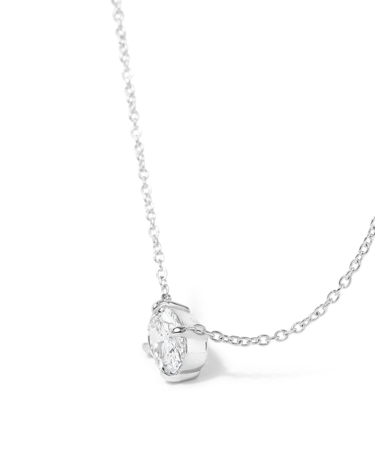 2ct East West Oval Brandi Necklace