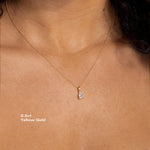 Brandi Pear Necklace Necklaces Princess Bride Diamonds 0.5ct 14K Yellow Gold 