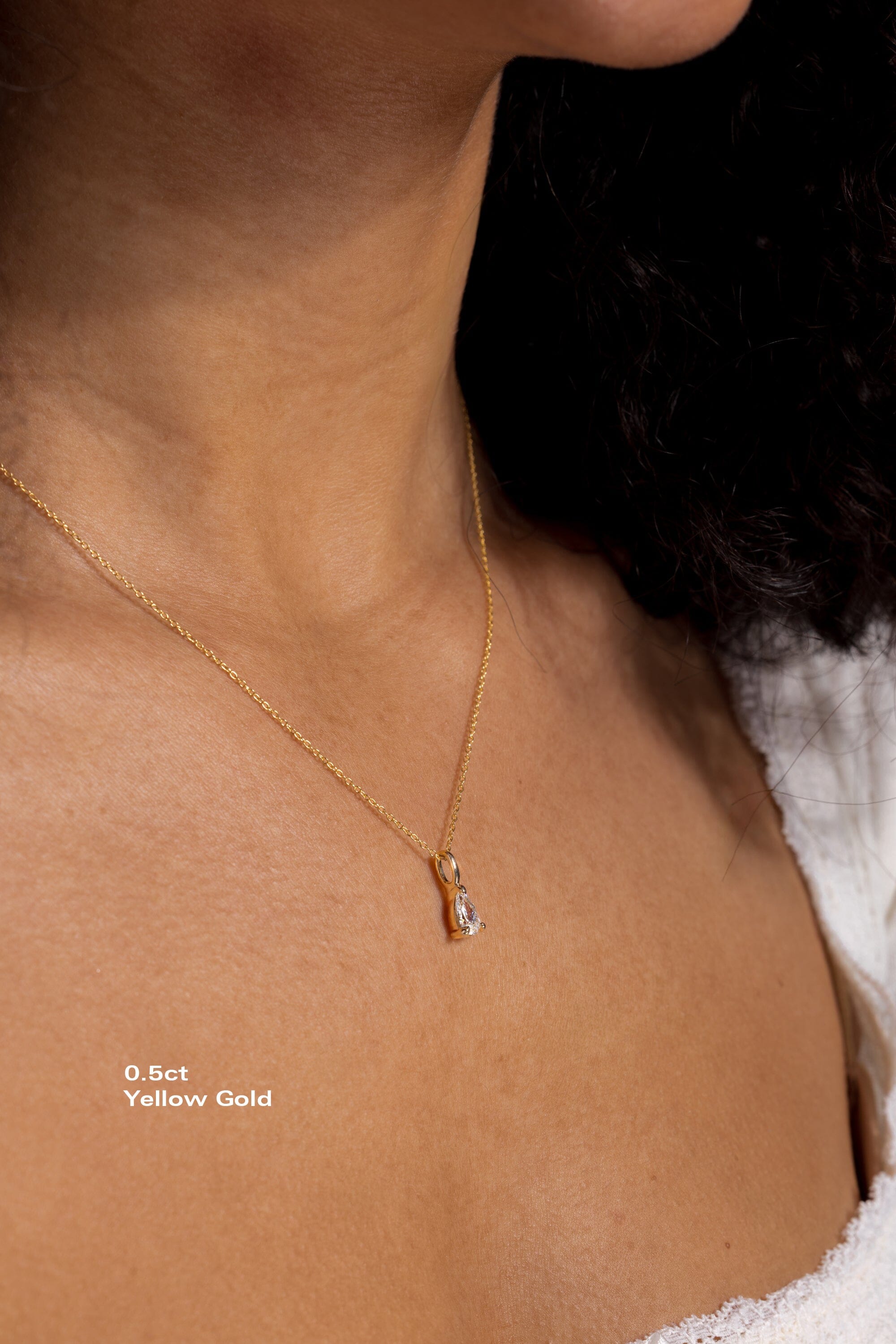 Brandi Pear Necklace Necklaces Princess Bride Diamonds 