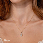 Brandi Pear Necklace Necklaces Princess Bride Diamonds 2ct 14K Yellow Gold 