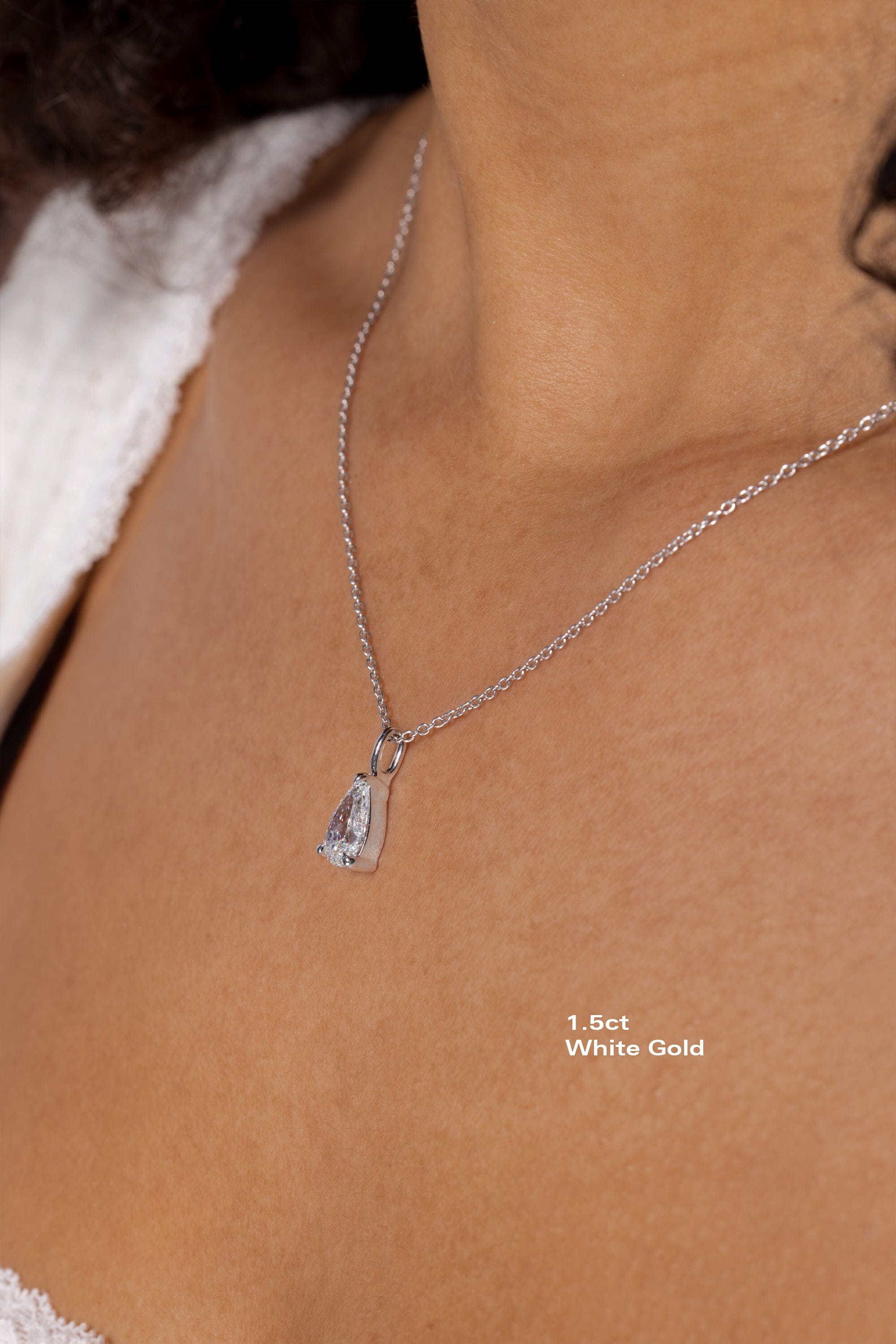 Brandi Pear Necklace Necklaces Princess Bride Diamonds 