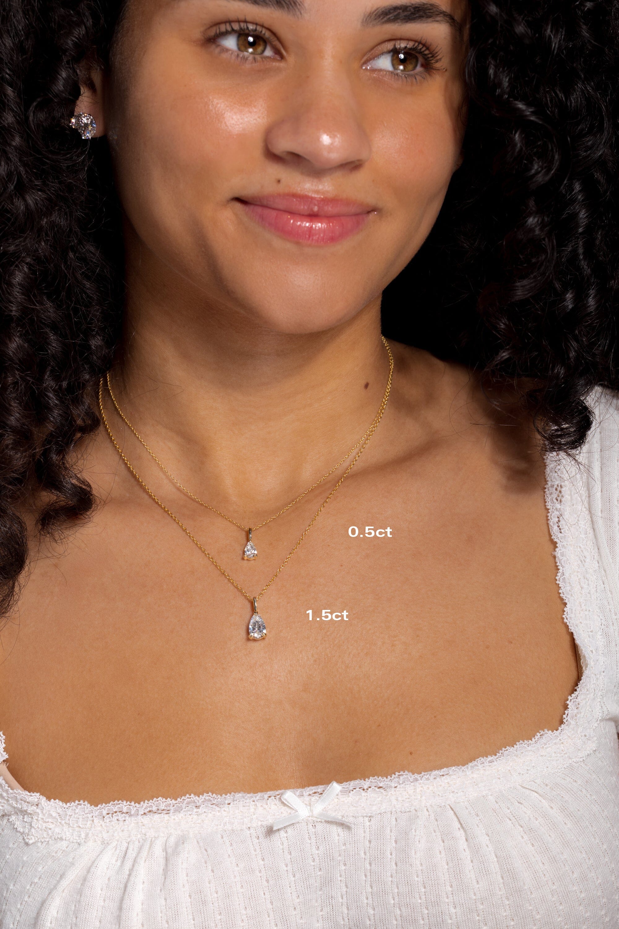 Brandi Pear Necklace Necklaces Princess Bride Diamonds 