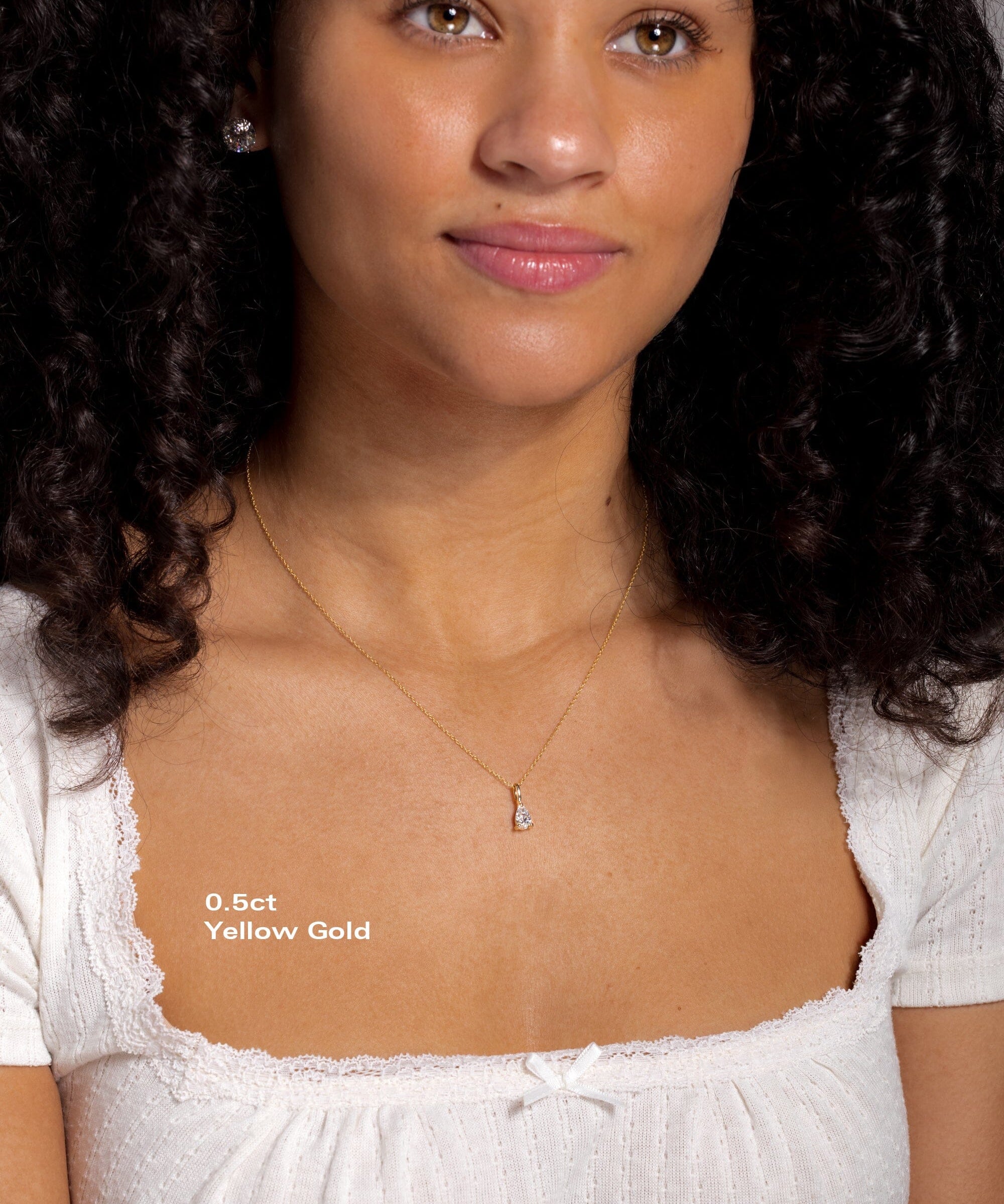 Brandi Pear Necklace Necklaces Princess Bride Diamonds 