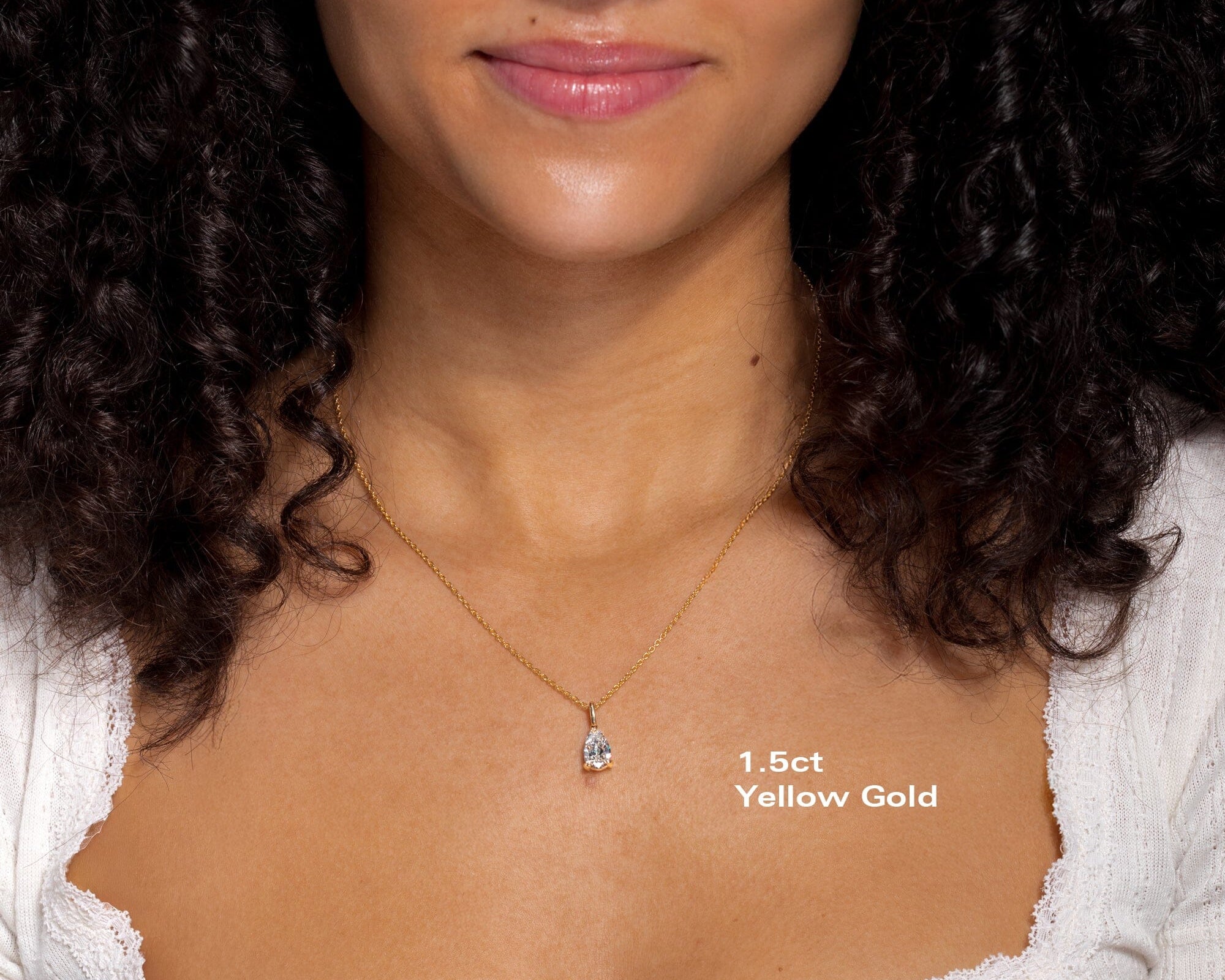 Brandi Pear Necklace Necklaces Princess Bride Diamonds 