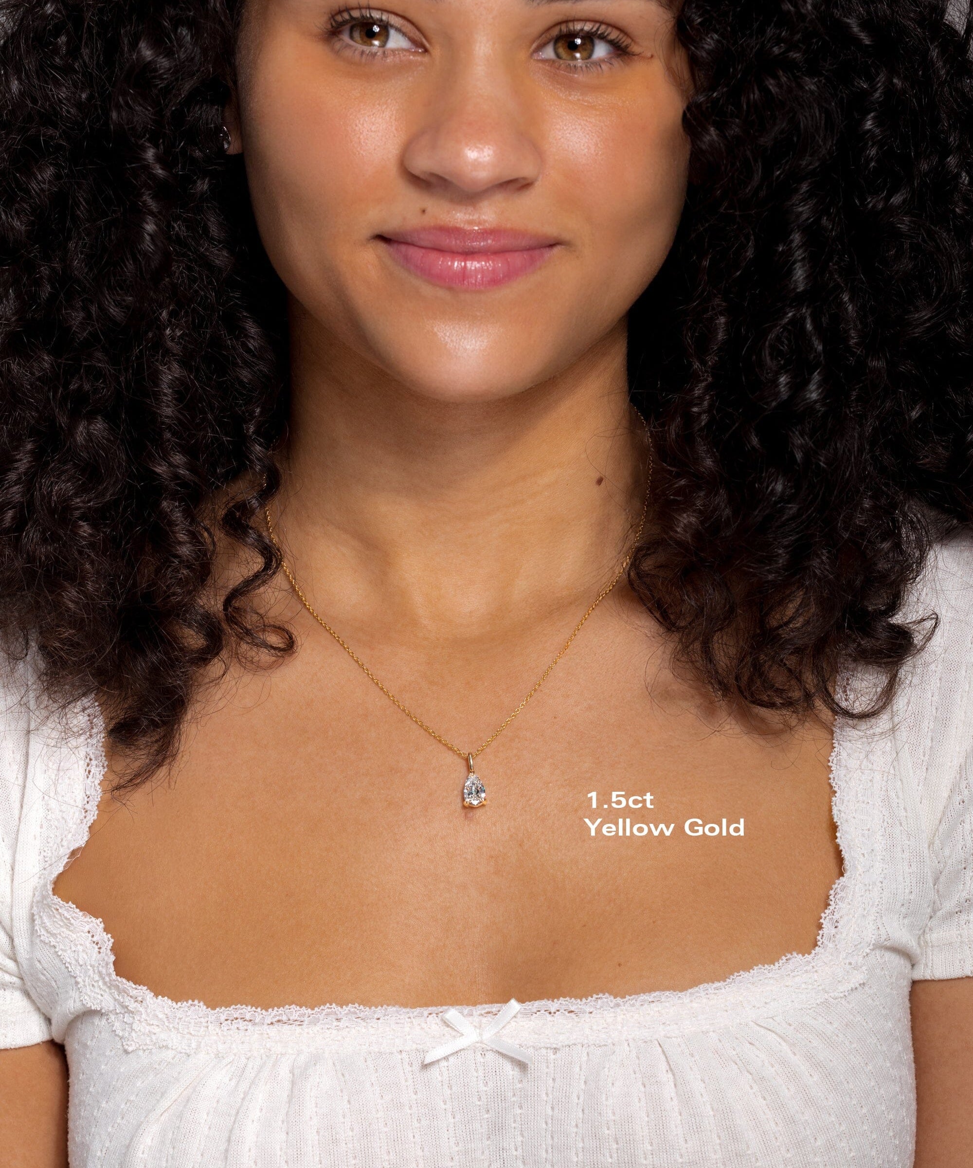 Brandi Pear Necklace Necklaces Princess Bride Diamonds 