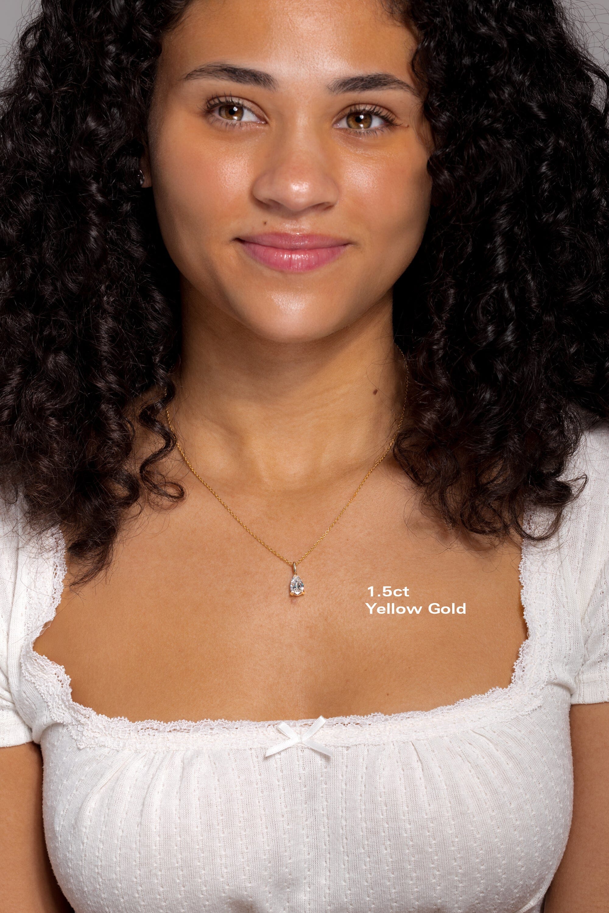 Brandi Pear Necklace Necklaces Princess Bride Diamonds 