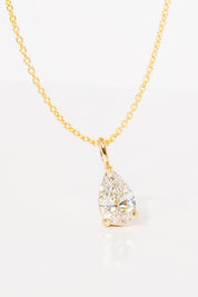 0.5ct Brandi Pear Necklace